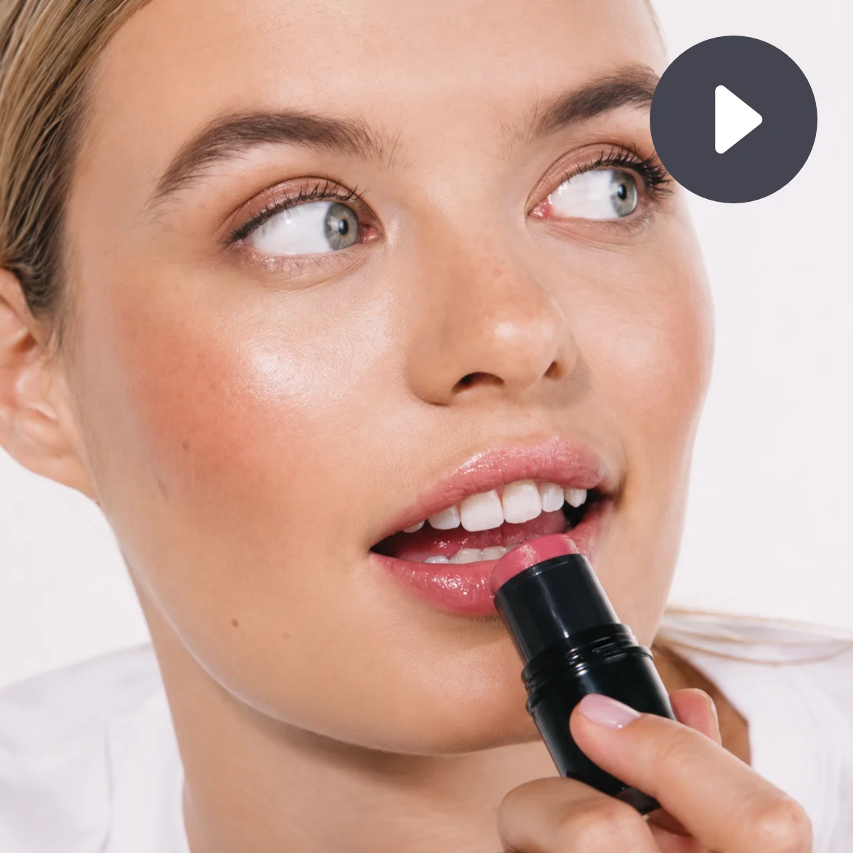 Video DR. HAUSCHKA Lip to Cheek Multifunkční tvářenka v tyčince